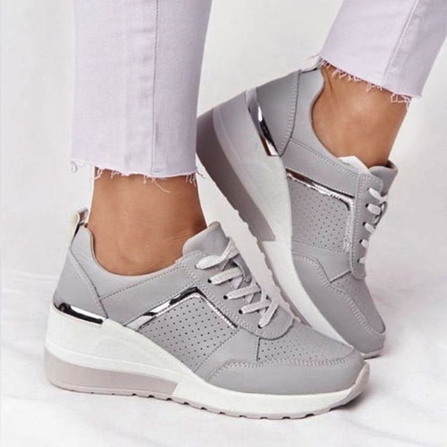Zapatillas deportivas de talla grande europeas y americanas, calzado informal de verano, zapatilla de deporte de malla con cordones