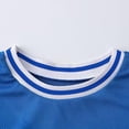 thumbnail image 5 of Children'S Short Sleeved Set, Thin Summer T-Shirt, Sportswear Two-Piece Set Blue 4-5Y, 5 of 9