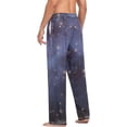 thumbnail image 6 of Halloween Starry Night Men's Pajama Pants, Soft and Comfortable Lounge Sleep Bottoms with Pockets, Men's Sleepwear with Custom Print, Large, 6 of 7