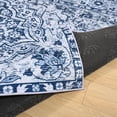 thumbnail image 6 of Arogan Traditional Persian Bohemian Area Rugs , Suitable for Living Room, Bedroom, Office Area Rugs, Blue, 5' x 8', 6 of 7