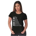 thumbnail image 4 of Christian Faith Jesus Is My Cross Womens Slim Fit Graphic Tee Brisco Brands S, 4 of 5