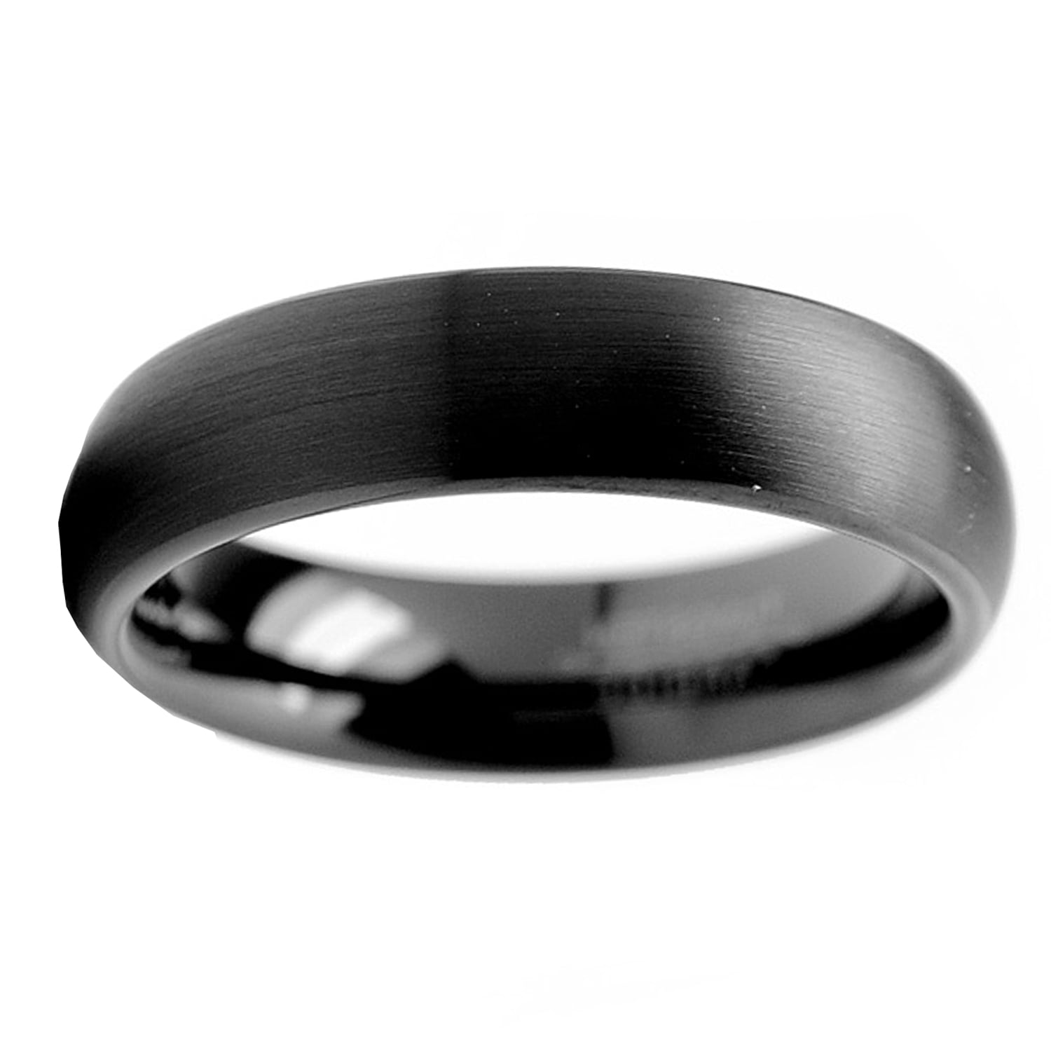 Black tungsten rings walmart best sale