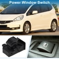 thumbnail image 2 of Interruptor de ventana eléctrica Unique Bargains para el lado del pasajero para Honda Fit Element Negro, 2 of 7