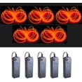 thumbnail image 1 of TRAHOO-EL Wire 5 Pack, 9ft Neon Light Wire Noise Reduction with Battery Pack (9ft-Orange), 1 of 4