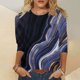 thumbnail image 2 of Tops de Mujer Blusas de Manga Larga Moda Casual Cuello Redondo Camiseta Suelta Otoño Jersey Odeerbi  ODB185384, 2 of 6