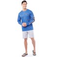 thumbnail image 6 of Fish N Vibe Men's Long Sleeve Performance UPF 30 Fishing Graphic Tee, Aqua Cationic, 2XL, 6 of 8
