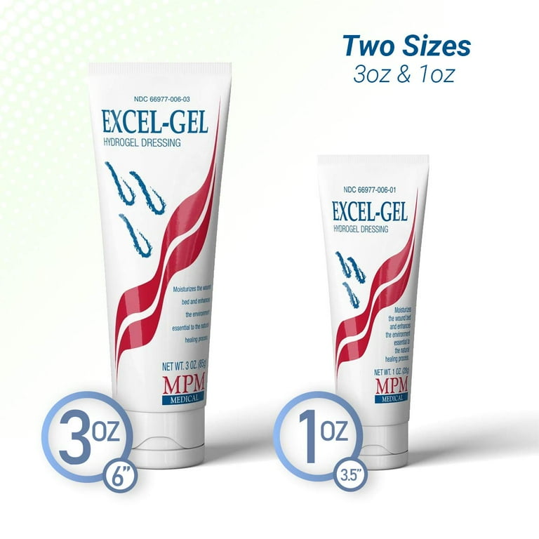 MPM Medical Hydrogel Dressing Excel-Gel, 4 oz, Model MP00006