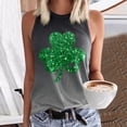 thumbnail image 2 of 2025 Femmes Col Rond Sans Manches Imprimé Femmes Chandails de Course Débardeurs Été Décontracté 2X Hauts pour Femmes Grande Taille Coupe Ample Basique Chemise de Plage Blouse Sans Manches T-Shirts, 2 of 4