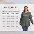 thumbnail image 3 of TEMOFON Plus Size for Womens Fall Tops Crew Neck Long Sleeve Sweaters Tunic Ribbed Side Split Pullover Tops, 3 of 4