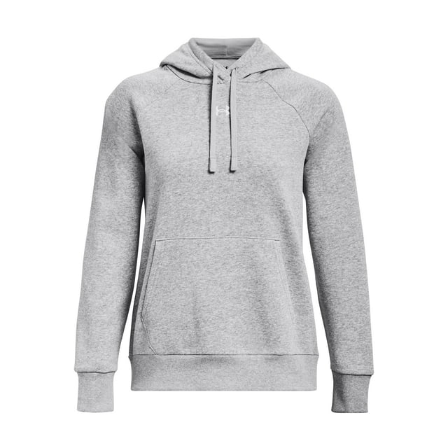 Sudadera con capucha Under Armour Rival Fleece Mod Grey Light Heather para mujer
