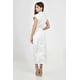 thumbnail image 3 of Vestido denim sin manga Roman Fashion /Juvenil, 14356 (Hueso) blanco G, 3 of 5
