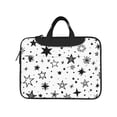 thumbnail image 2 of YFYANG 14 inch Universal Laptop Bag Oxford Cloth Laptop Sleeve, Multi-functional Cartoon Star Doodle Notebook Computer Messenger Bag Handbag, 2 of 8