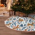 thumbnail image 5 of Haiem winter Scarf deer Pattern Christmas Tree Skirt Merry Christmas Party Christmas Tree Decoration,New Year Decorations-48", 5 of 6