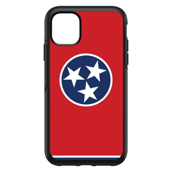 DistinctInk Custom SKIN / DECAL compatible with OtterBox Symmetry for iPhone 11 Pro MAX (6.5" Screen) - Tennessee State Flag - US State Flag