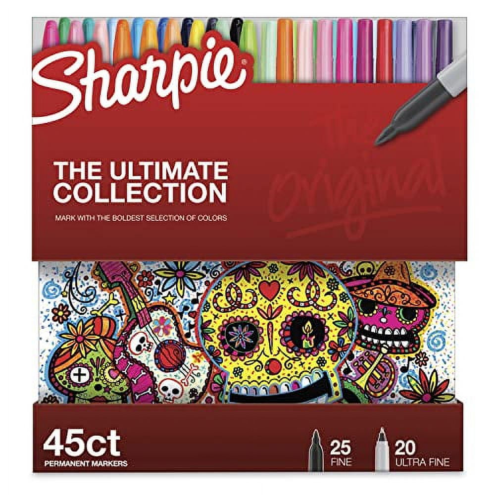 Sharpie The Ultimate Collection Permanent Markers 45 Piece 25 fine 20 ultra  fine for Sale in Snohomish, WA - OfferUp