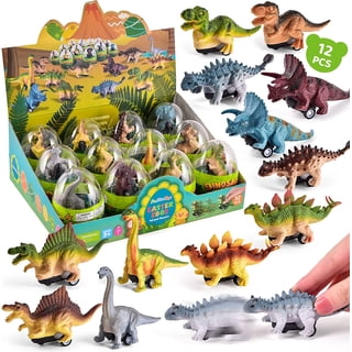 Yeonha Toys Dinosaur Figure, 7 Inch Jumbo Dinosaur Toy Playset12 Pack Safe Material Assorted Realistic Dinosaur Vinyl Plastic Dino Dinosaur Set Party Favors Toys For Kids Boys Toddler Educational