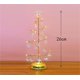 thumbnail image 1 of Regalo de decoraciones navideñas, árbol de hierro forjado galvanizado, cristal luminoso LED, adorno de luz nocturna para árbol de Navidad, 1 of 4