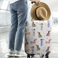 thumbnail image 2 of Dachshund Sport Luggage Cover Fashion Suitcase Cover Baggage Covers Fit 25-28 Inch Luggage (Go Travel), 2 of 5