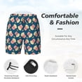 thumbnail image 5 of Fotbe Popcorn With Glasses Men’s Swim Trunks Quick Dry Swim Shorts Board Shorts with Mesh Lining-XX-Large, 5 of 9