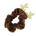 thumbnail image 4 of Unique Bargains 1 Pc Christmas  Hair Scrunchies Antlers Hair Rope for Christmas Brown, 4 of 6