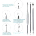 thumbnail image 4 of Blackhead Extractor kit, Remover Acne Tool Professional Stainless Steel Comedone Extractor Instrument Tool Set for Curing Facial, 4 of 7