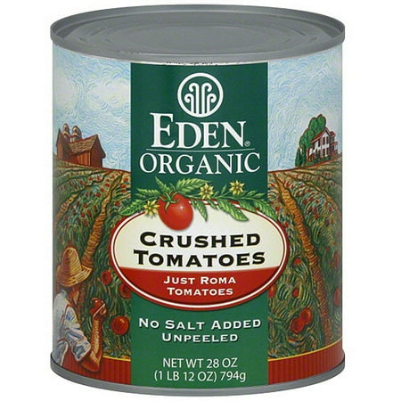 Eden Organic No Salt Added Crushed Tomat