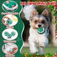 thumbnail image 4 of Pelotas de tenis Christmas Squeaky para perros Sosation, paquete de 60, 4 of 6