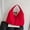 Red, variant on Large Canvas Shopping Bag for Women - Fashion Plain Color Shopping Bag with Zipper Closure, Durable And Easy to Clean Design, Suitable for Commuting, Work, Travel - in Red, Yellow, Black
