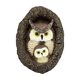 thumbnail image 1 of Owl Face Tree Hugger Peaker Whimsical, Jardín Presente Estatuas de Jardín Decoraciones de arte del patio para patio Fácilmente Instalación Cute, 1 of 7