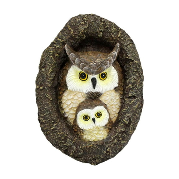 oshhni Hugger Outdoor Tree Face Outdoor Garden Statues for Patio Yard Cute