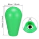 thumbnail image 2 of Cabeza de mango de bola de joystick elíptica ovalada tipo americano para juego de arcade, piezas de repuesto DIY, blanco y verde, 2 piezas, 2 of 3