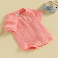 thumbnail image 3 of Barboteuse en Tricot pour Tout-Petits Garçons Filles, Manches Courtes, une Pièce, 3 of 7