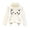 White, variant on Toddler Girls' Shirts Long Sleeve Top High Collar 3D Print Unisex Pullover Sweatshirt Size 18-24 Months ,White