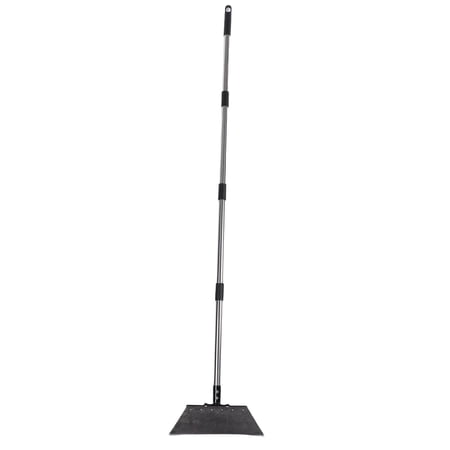 LAZIOEGR 47 Inch Garden Cleaning Shovel and Heavy Duty Steel Flat Floor Scraper Multifunctional Outdoor Spade Manual Edger Lawn Tool for Weeding Digging Ice Removal and Trenching Yard Cleaning