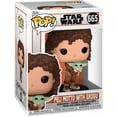 thumbnail image 2 of FUNKO POP! Vinyle : Star Wars : The Mandalorian - Peli Motto avec Grogu, 2 of 3