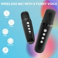 thumbnail image 6 of ENERFACE Mini Karaoke Machine for Kids and Adults Portable Bluetooth Karaoke Speaker with Wireless Microphone Perfect for Boys Girls Karaoke Toys Birthday Gifts and Home Party Use(Black), 6 of 7