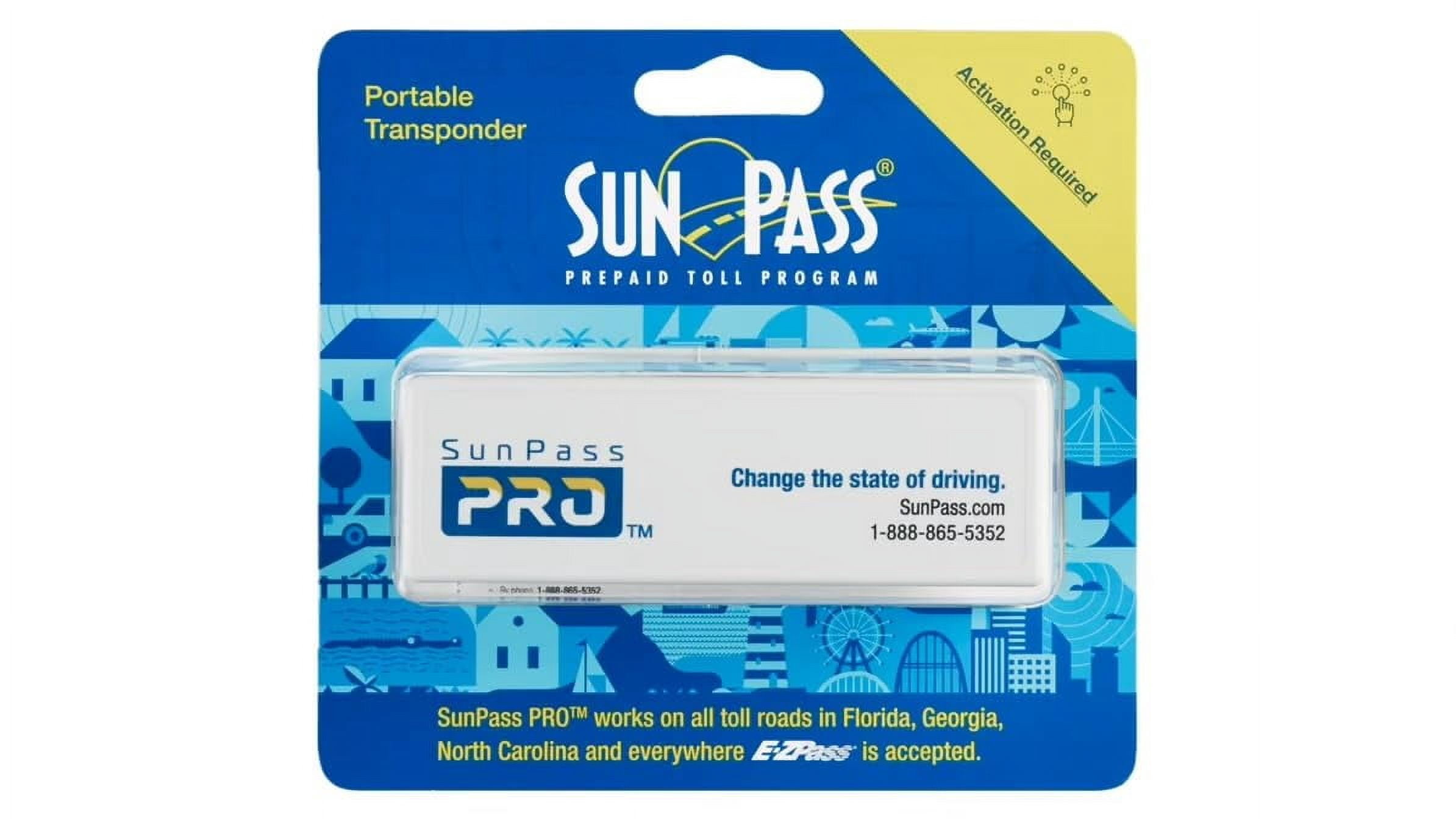 Multi-state Toll Pass SunPass Pro Transponder - Prepaid Toll Program ...