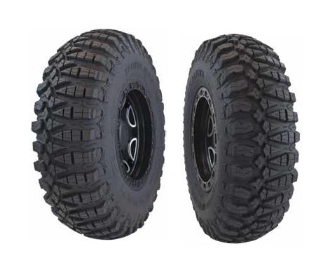 GBC Kanati Mongrel 10-Ply Radial ATV/UTV Tires, 27x9-12 & 27x11-12, 4-Ply Sidewall, Set Of 2