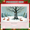 1A, variant on Snowy Landscape Happy Holiday Winter Wonderland Reindeer Christmas Banner for Holiday Decoration Festive Party Winter Celebration