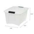 thumbnail image 4 of IRIS Système de Bac de Rangement pour Bacs de Stockage 32 Litres avec Couvercles, (6 Unités), 4 of 9