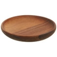 thumbnail image 5 of HOKARUA Wooden Plate Fruit Serving Tray Round Wooden Tray Wood Serving Platter Wood Plate Jewelry Tray, 5 of 10