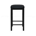 thumbnail image 2 of Betsy Black Backless 25" Counter Stools Set of 2 by Linon, 2 of 4