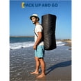 thumbnail image 5 of HELLONE Inflatable Stand Up Paddle Board, 11" Paddle Boards with Premium Accessories, Non-Slip EVA Deck, Ultra-Light Carry Bag Pump, SUP for Youth & Adults of All Skill Levels (Blue), 5 of 5