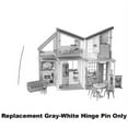 thumbnail image 3 of Replacement Parts for Barbie Malibu House Playset - FXG57 ~ Replacement Gray-White Hinge Pin, 3 of 7