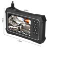 thumbnail image 4 of Industrial Endoscope, IP67 Waterproof Snake Camera, 8MM 1080P HD Digital Endoscope Camera, with 4.3 Inch LCD Screen 8 LED Lights Sewer Inspection Camera for Mechanical Inspections, 4 of 8