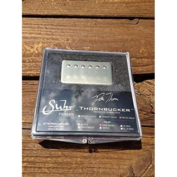 SUHR Thornbucker PAF Neck Rhythm Humbucker Pickup Raw Nickel 50mm - Pete Thorn Signature Model