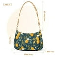 thumbnail image 3 of FORMRS Womens Shoulder Bag with Chain Strap Clutch Purse Cute Tote Handbag, Blue Lemons, 3 of 7
