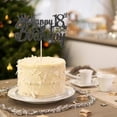 thumbnail image 4 of Decoración de pastel para hombre y mujer de 18 años, decoración de pastel para hombre y mujer de 18 años, estrellas negras, decoración de pastel para hombre y mujer, adorno para pastel, adornos para, 4 of 5