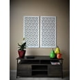 thumbnail image 6 of VIMA Pineapples Decorative Wall Panel - PVC Board with Private Screen Fence Design, 48"L x 24"W x 3/8" Thick, White Color - Lightweight, Durable, Easy to Install for Home Renovation & Wall Decor, 6 of 6