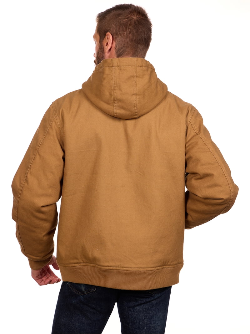 Bass Creek Outfitters Men's Duck Canvas Sherpa Lined Jacket, Sizes